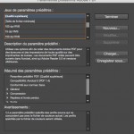 Gestion des profils de paramètres PDF sous InDesign